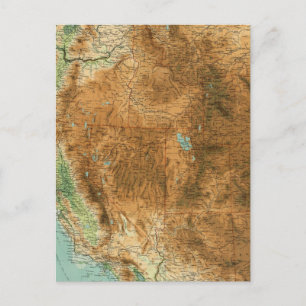 United States western section Postcard