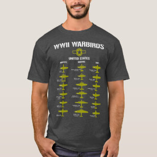 United States WW2 Warbirds T-Shirt