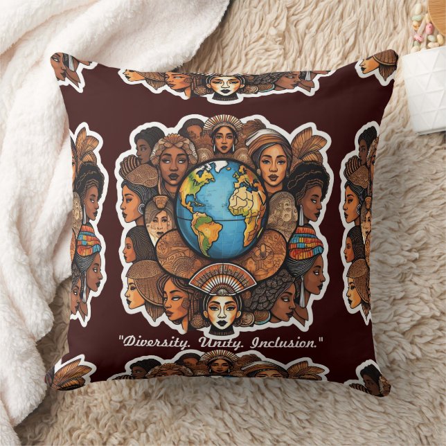 "United Through Symbols" Cushion (Blanket)