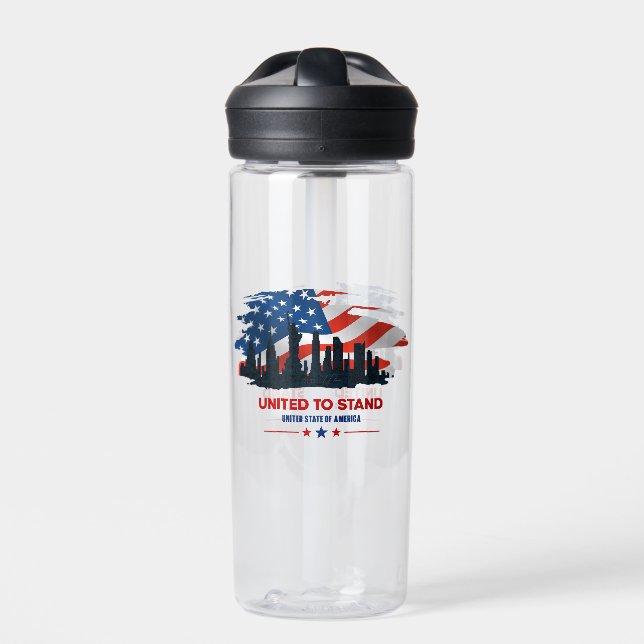 United to Stand | 20oz  Water Bottle (Front)