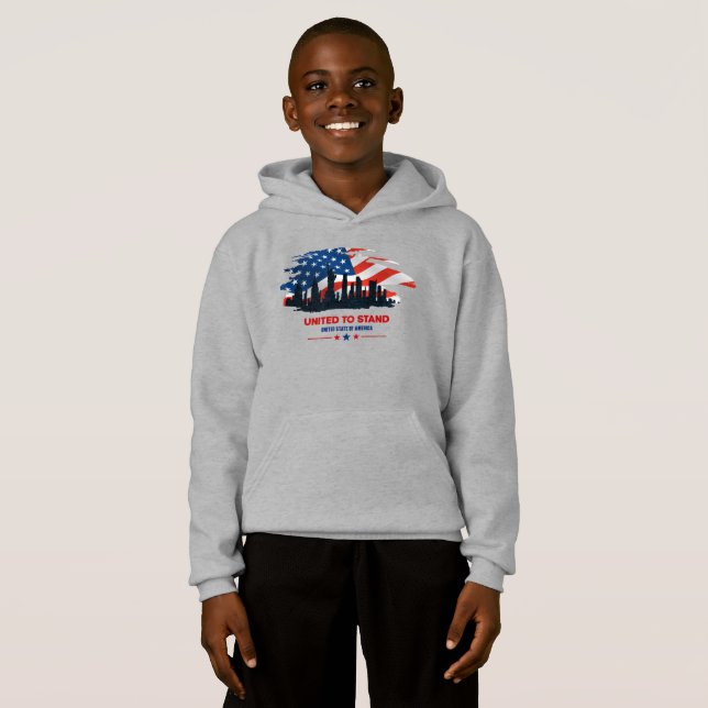 United to Stand | Kids Pullover Hoodie (Front Full)