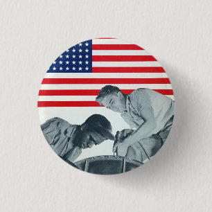 United Unedited Vintage Photos Old Aesthetic Pictu 3 Cm Round Badge