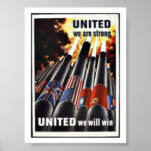 United We Are Strong Poster