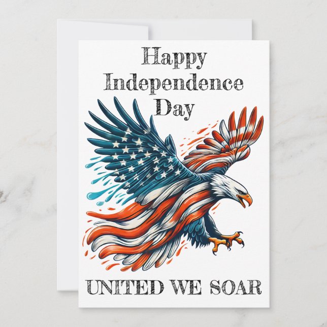 United We Soar Holiday Card (Front)