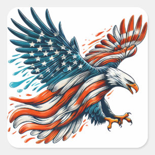 United We Soar Square Sticker