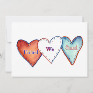United We Stand American Hearts Invite