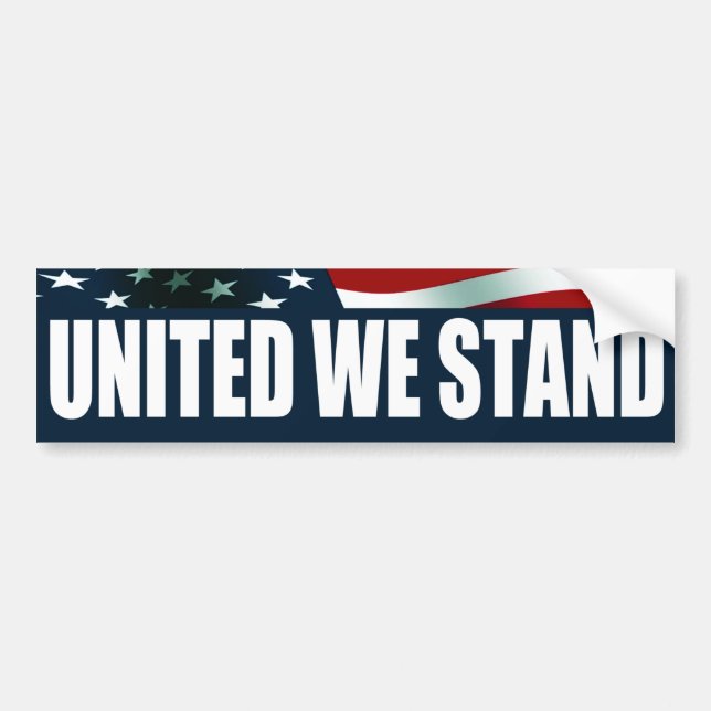 United We Stand Bumper Sticker (Front)