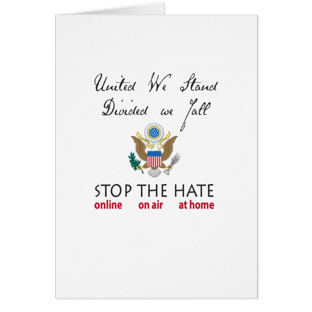 United We Stand, Divided We Fall (Front)