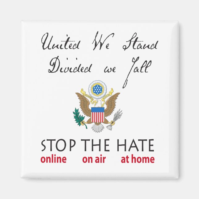 United We Stand, Divided We Fall Magnet (Front)