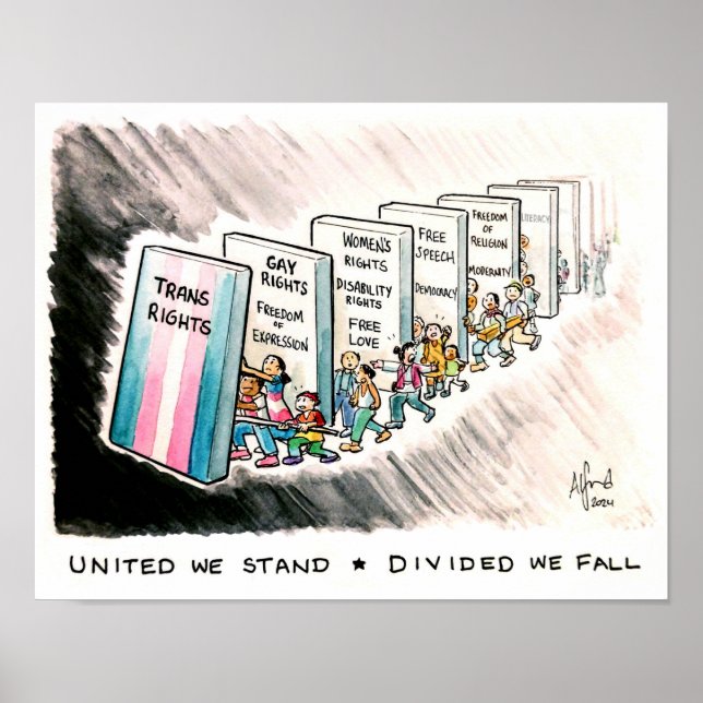 United we stand - divided we fall poster (Front)
