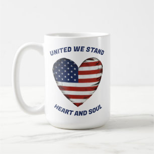 United We Stand Patriotic Coffee Mug