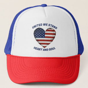 United We Stand Patriotic  Trucker Hat