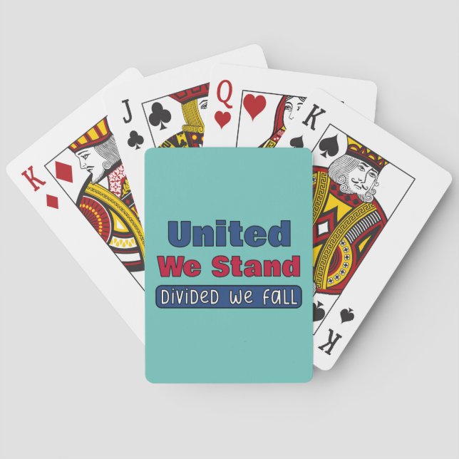 United We Stand Playing Cards (Back)