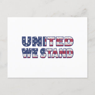 United we stand  postcard