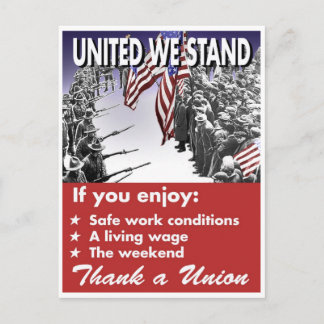 United We Stand -- Pro-Union Postcard