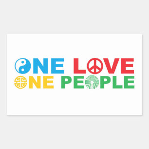 United We Stand Rectangular Sticker