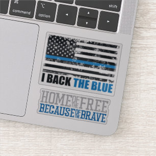 United we stand thin blue line USA Flag grunge