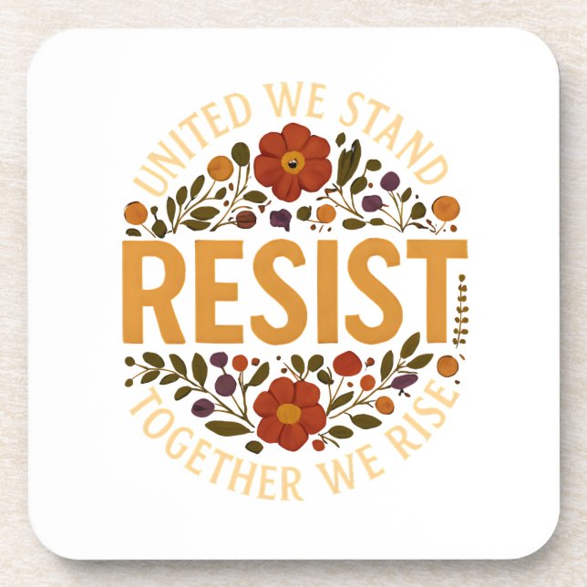 United We Stand, Together We Rise Coaster (Front)