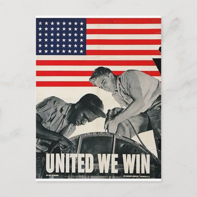 United We Win! Postcard (Front)