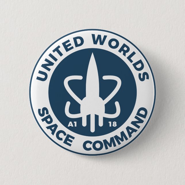 United Worlds Space Command PIN (Front)