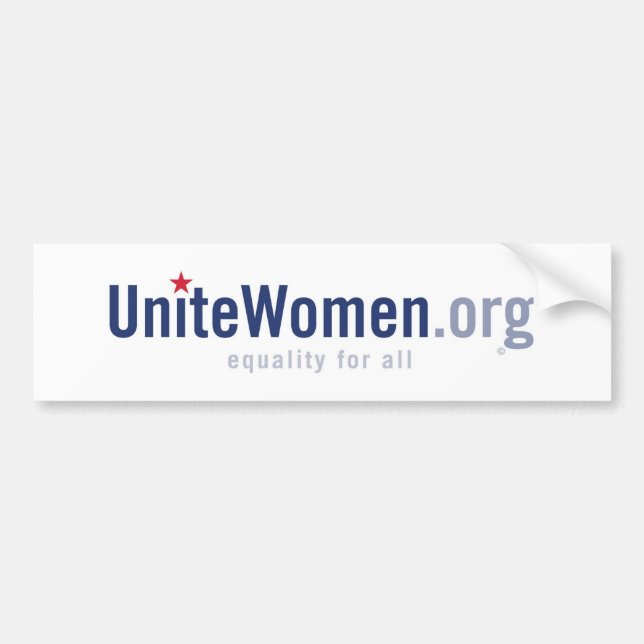 UniteWomen.org Logo Bumper Sticker (Front)