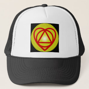 unitheist logo sunburst trucker hat