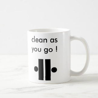 Unity2, Unity5, clean as you go !, wash cup aft...