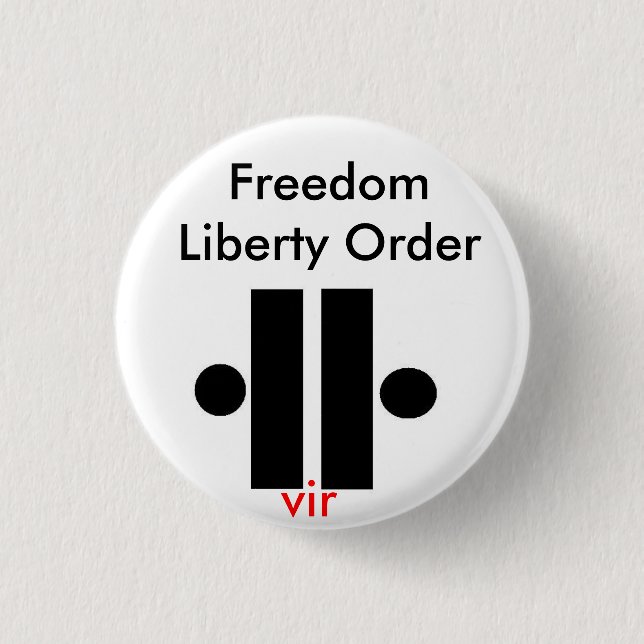 Unity5, Freedom Liberty Order, vir 3 Cm Round Badge (Front)