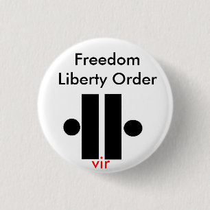 Unity5, Freedom Liberty Order, vir 3 Cm Round Badge