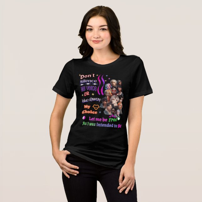 Unity and Equality Acceptance T-Shirt Tri-Blend Shirt (Front Full)
