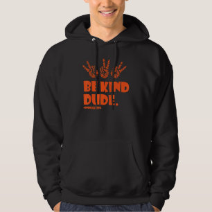 Unity day be kind dude peace dot sign Orange Anti Hoodie