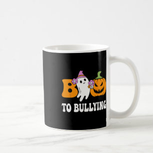 Unity Day Boo To Bullying Awareness Ghost Pumpkin Coffee Mug