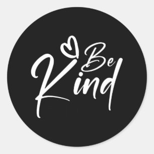 Unity Day Orange Be Kind Heart End Bullying Classic Round Sticker