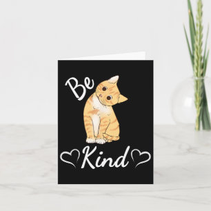 Unity Day Orange Cat Anti Bullying Be Kind Gift Card