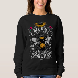 Unity Day Orange  Heart Be Kind Anti Bullying Sweatshirt