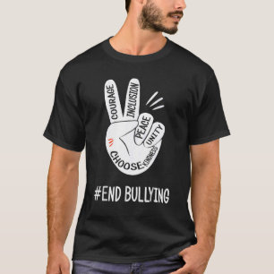 Unity Day Orange Kids 2022 Anti Bullying Love Sign T-Shirt