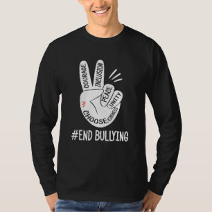 Unity Day Orange Kids 2022 Anti Bullying Love Sign T-Shirt