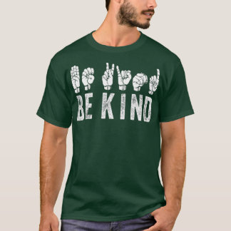 Unity Day  Orange Kids Be Kind  Women Be Kind ASL  T-Shirt