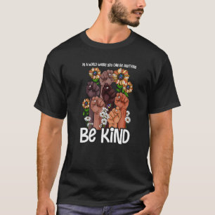 Unity Day Orange Kids Be Kind Women Be Kind ASL T-Shirt