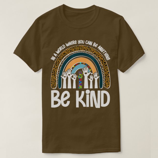 Unity Day  Orange Kids Be Kind  Women Be Kind ASL  T-Shirt (Design Front)