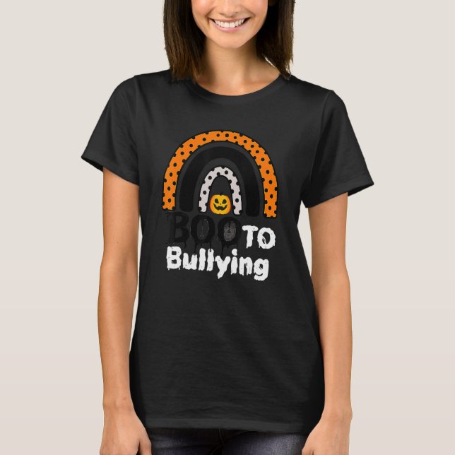 Unity Day Orange Tee Boo To Bullying Halloween Be  (Front)