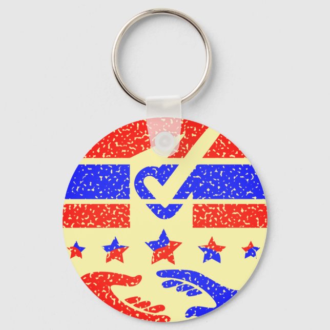 Unity in Action - A Beacon of Partnership Key Ring (Front)