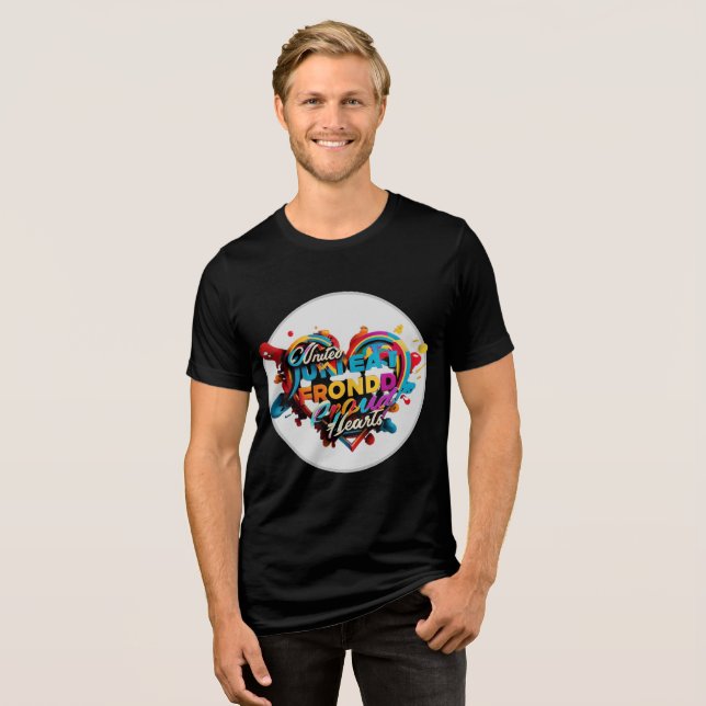 "Unity in Colour" Tri-Blend Shirt (Front Full)