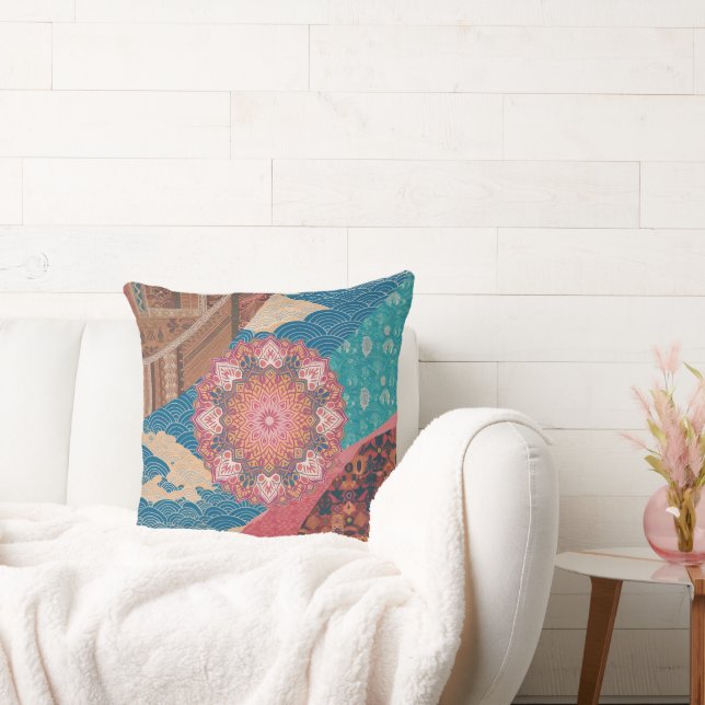 Unity in Design Cultural Fusion Throw Pillow (Couch)