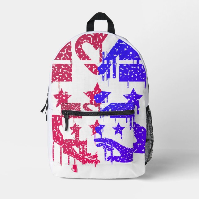 Unity in Diversity - A Collaborative Vision Printed Backpack (Front)