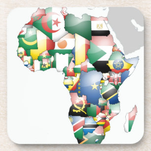 Unity in Diversity: Africa's Flags Collection Coaster