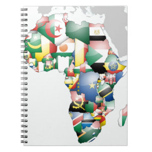 Unity in Diversity: Africa's Flags Collection Notebook