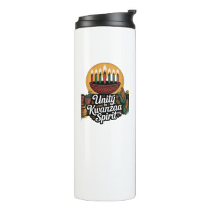 Unity in Kwanzaa Spirit Thermal Tumbler