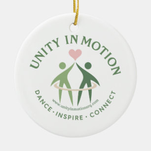 Unity in Motion Ceramic Ornament