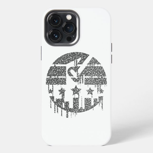 Unity in Motion - Drips of Democracy iPhone Case (Back)
